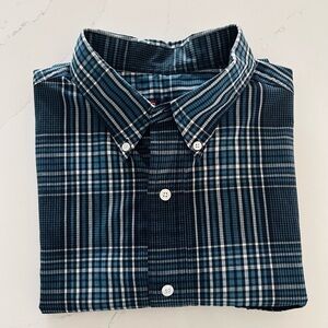 Chaps Ralph Lauren Short Sleeves Plaid Shirt Size Large